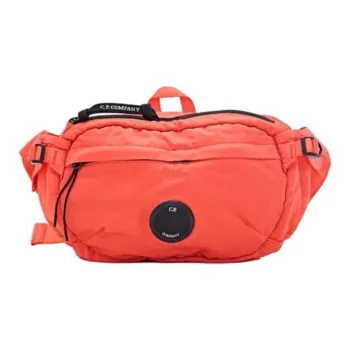 C.P.Company Nylon Crossbody Fanny Pack Women's Orange Red