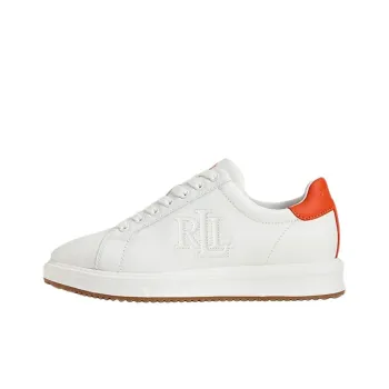 Polo Ralph Lauren Ainsley Low-Top Skateboard Shoes Women's White