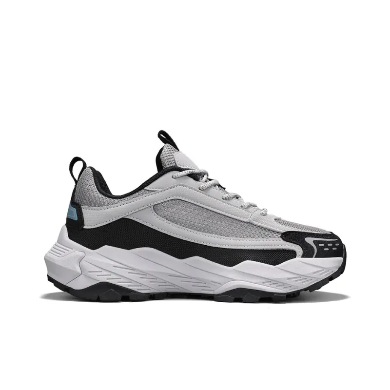 NFL Height Increasing Abrasion Resistant Slip Resistant Low Top Casual Shoes Men's Gray-1