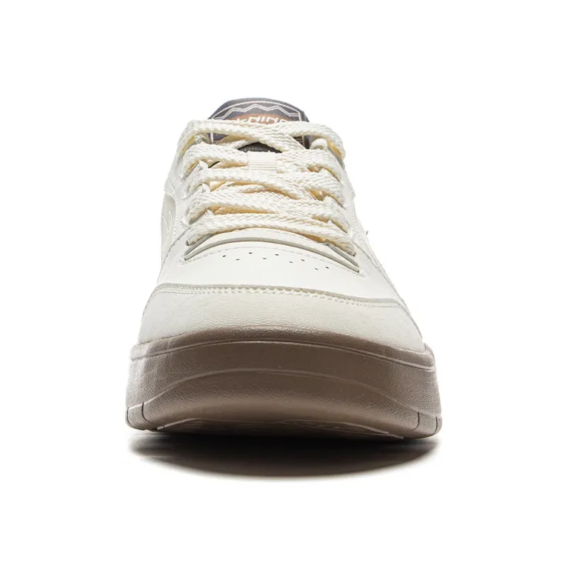 LiNing Yuanbao V3 Anti Slip Wear Resistant Low Top Skateboard Shoes Men's Ecru-4