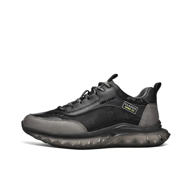 XIMO BULL Cushioning Low Top Slip Resistant Casual Running Shoes Men's-0