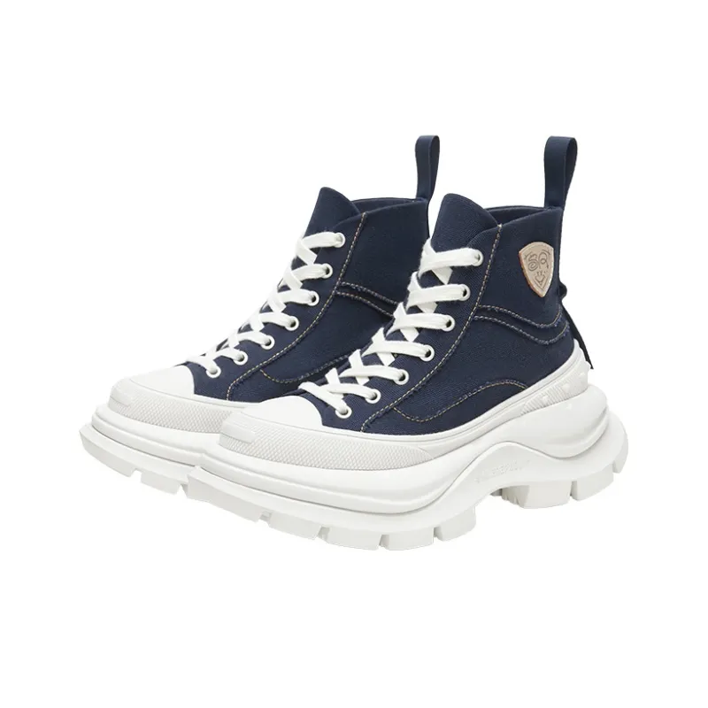 SMILEREPUBLIC QUEEN Anti Slip And Wear Resistant Height Increasing High Top Casual Shoes Unisex-23