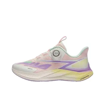 FILA KIDS BOA Wear Resistant Low Top Kids' Running Shoes Pu Mist Tender Powder/Fresh Powder Teenagers