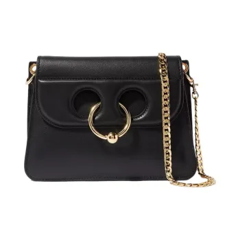 JW Anderson Cow Leather Crossbody Bag, Shoulder Bag Women's Black