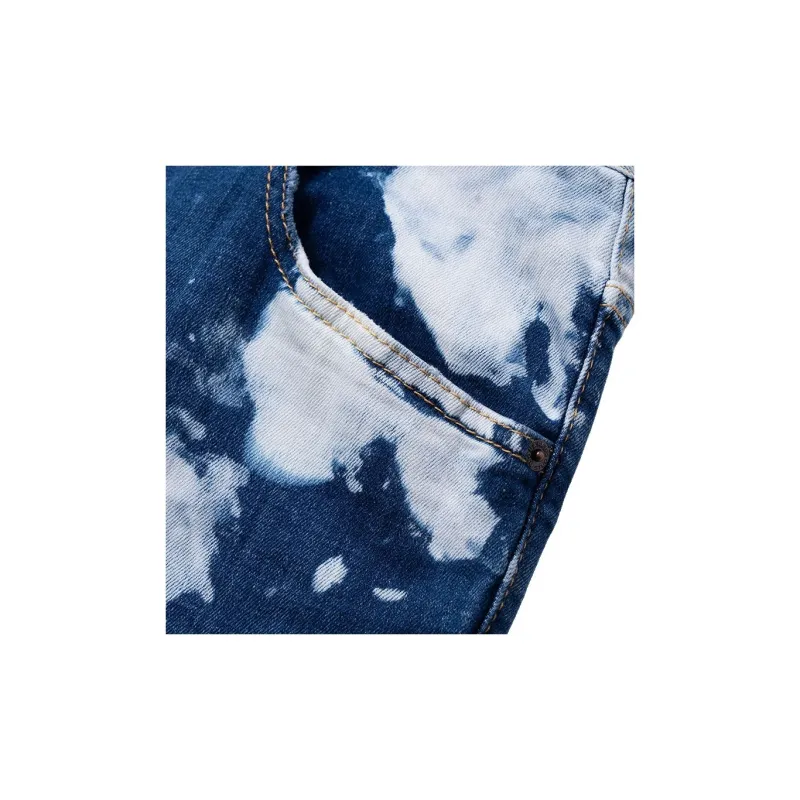 DSQUARED 2 Bleached Paint-splatter Jeans-8