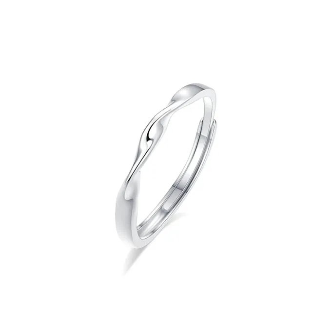 LUCA Sterling Silver Rings Unisex-7