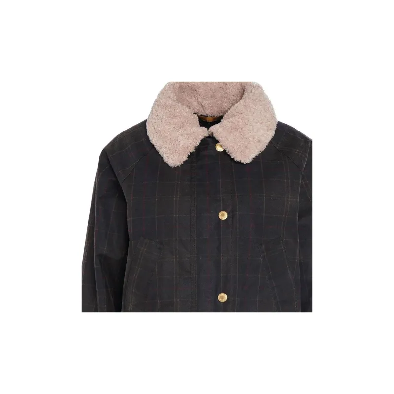 BARBOUR Swainby Waxed Jacket Jackets Coats Women's Black-1