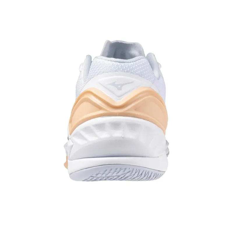 Mikkel Hansen x Mizuno Wave Stealth Cushioning, Wear Resistant Low Top Training Shoes Women's White-3