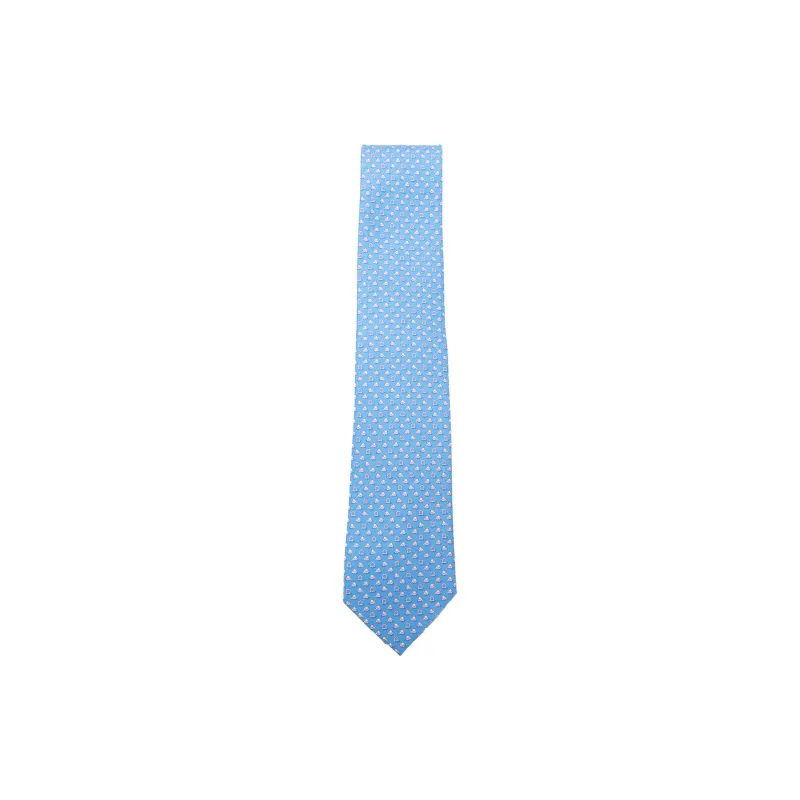 Ferragamo Logo Jacquard Tie-0