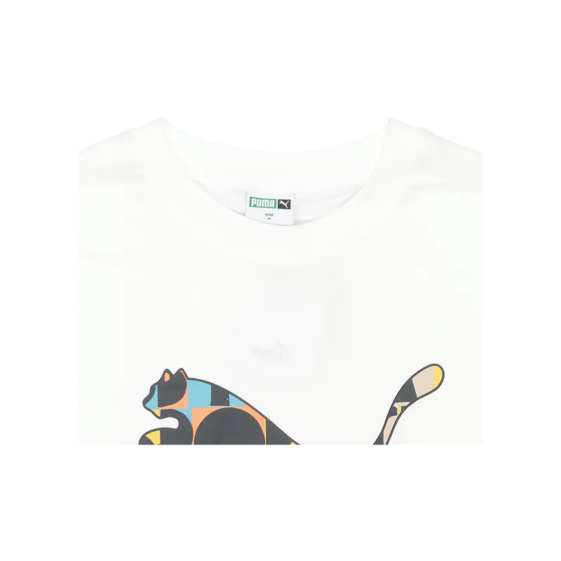 PUMA T-Shirts Men White-2