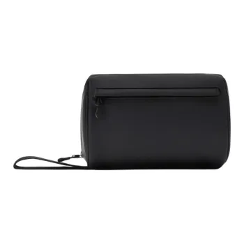 ZARA PU Polyurethane Toiletry Bag Clutch Regular Men's Black