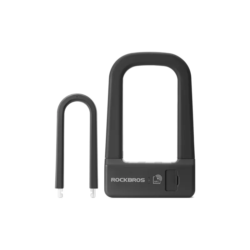 ROCKBROS Bicycle Locks Anti Prying Water Resistant Protective U Lock-4