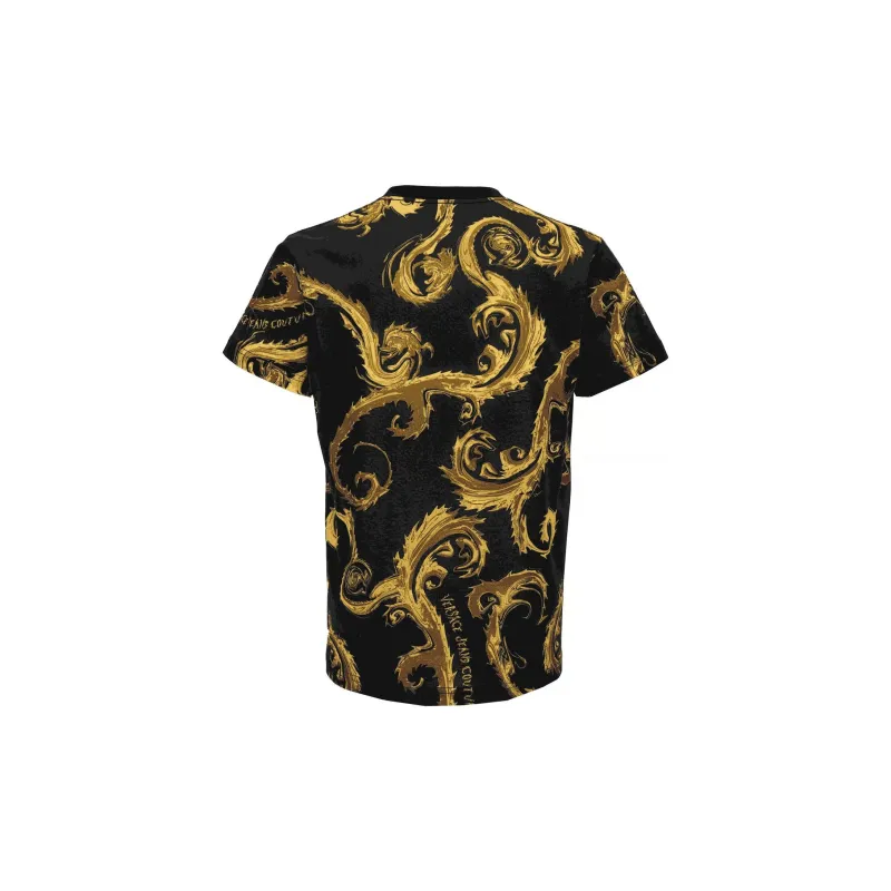 VERSACE JEANS Barocco Printed Crewneck T Shirt-1