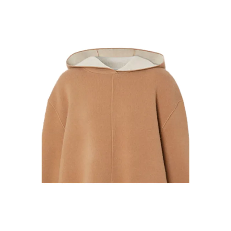 Burberry Loose Fit Knitwear Women's Warm Camel-4