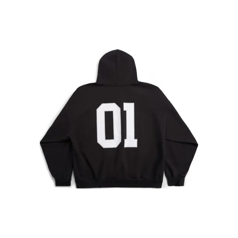 Balenciaga SS25 Sweatshirt Loose Fit Men's Black-1