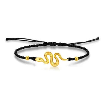 CHINA GOLD Roll Snake Elegant And Trendy Fashion Luxe Ins Niche Versatility 999 Solid Gold Fixed Price Bracelets Unisex