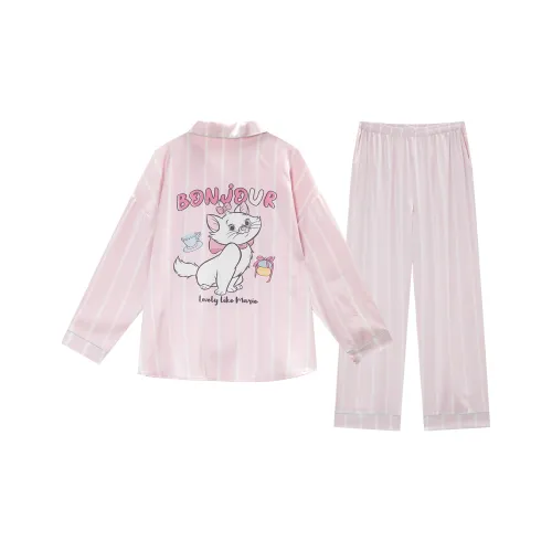 GUKOO x Disney Pajama Set Women's Sheer Pink