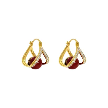 QIMEILA Copper Alloy Earrings Women's