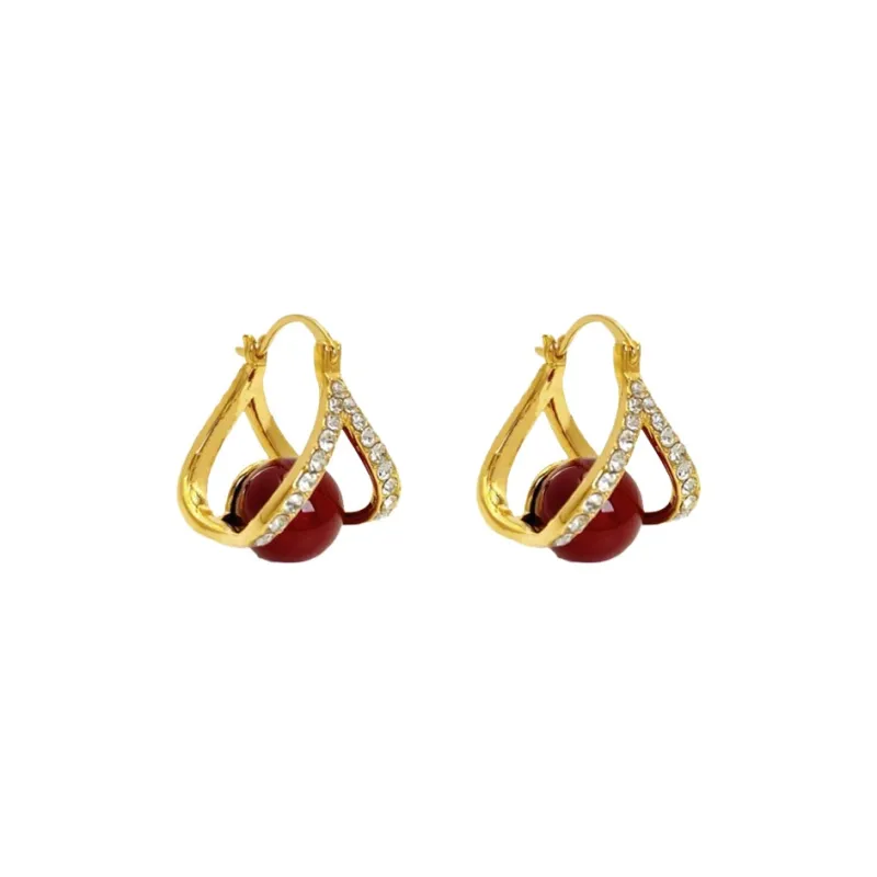 QIMEILA Copper Alloy Earrings Women's-0