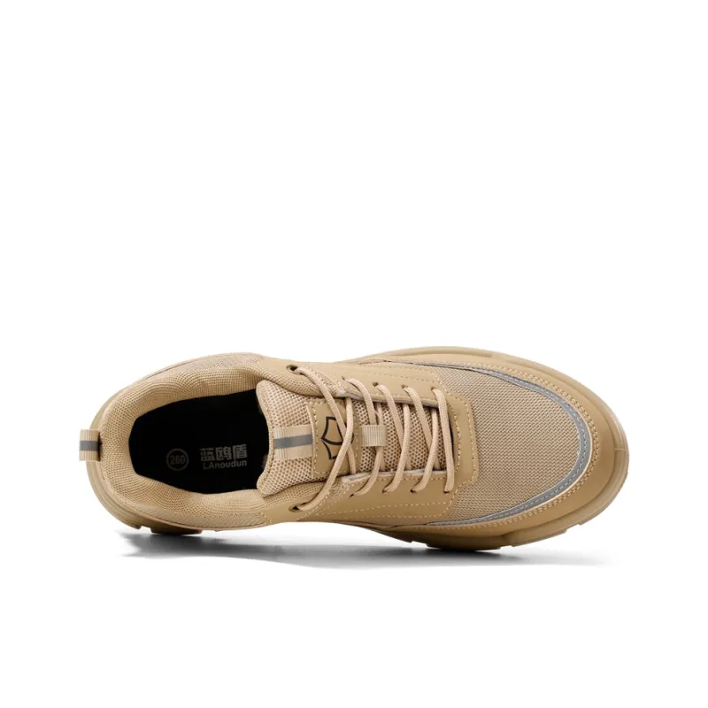 Blue Gull Shield Wear Resistant Impact Resistant Coverage Low Top Outdoor Shoes Unisex Camel-3