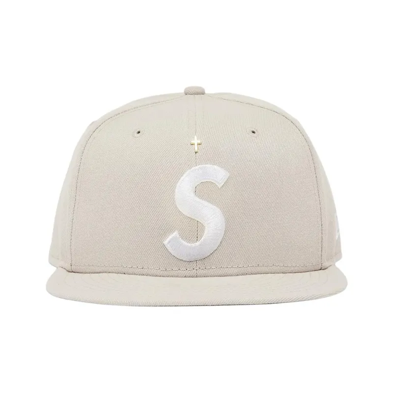 Supreme Gold Cross S Logo New Era-0