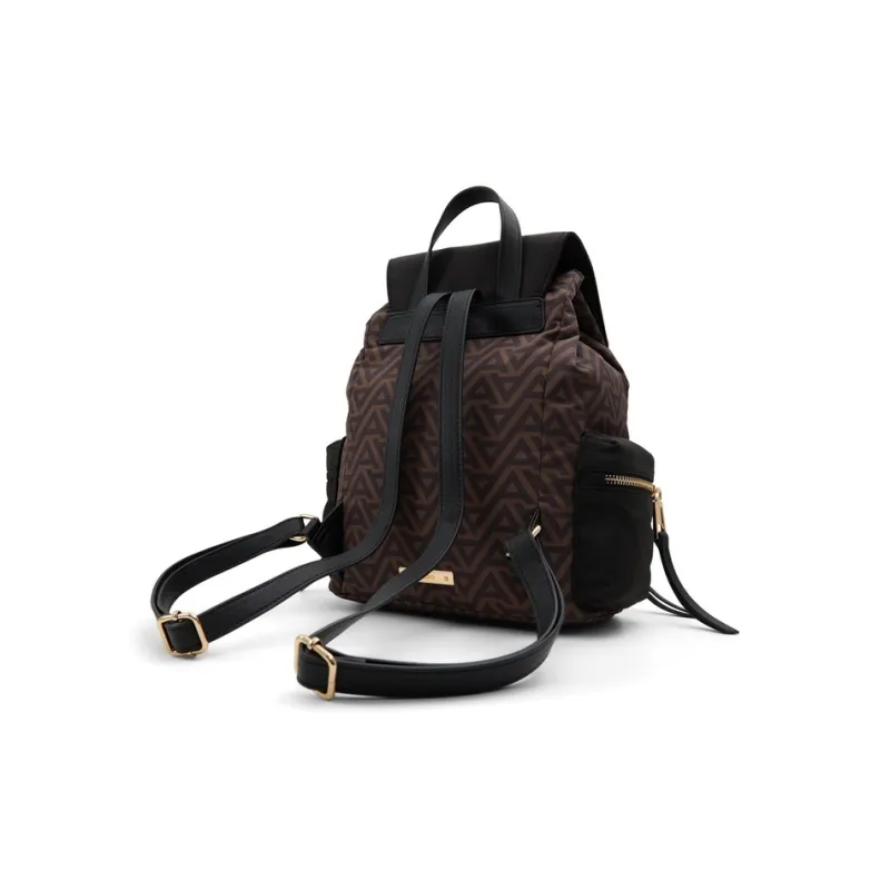 ALDO RPET Backpack Medium Size Women's Black/White Black-4