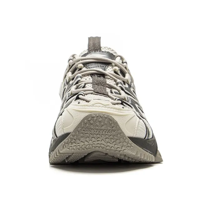 LiNing CF Tracing, Xingye Cushioning Abrasion Resistant Lightweight Low Top Hiking Shoes Unisex Mica Obsidian Gray-3
