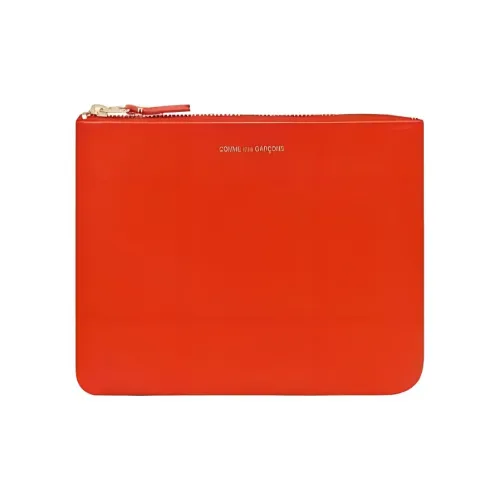 CDG Cow Leather Wallet Regular Women's Orange