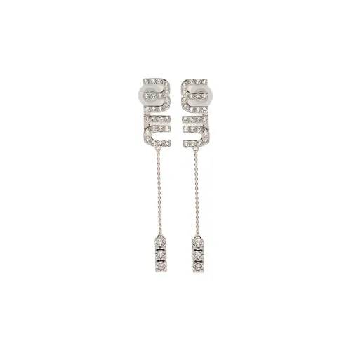 MIU MIU Crystal embellished Pendant Earrings
