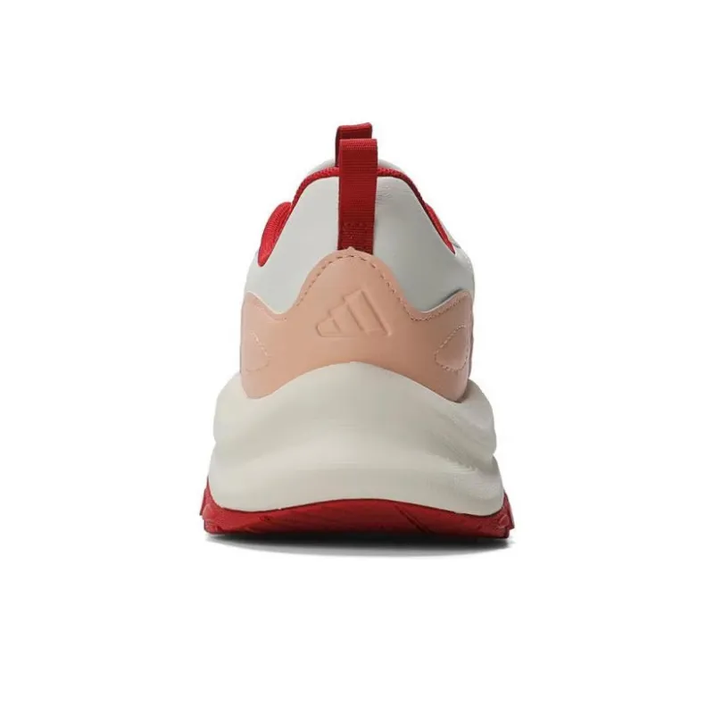 Adidas Anti Slip Wear Resistant Low Top Kids Lifestyle Shoes White/Pink Kids'-3