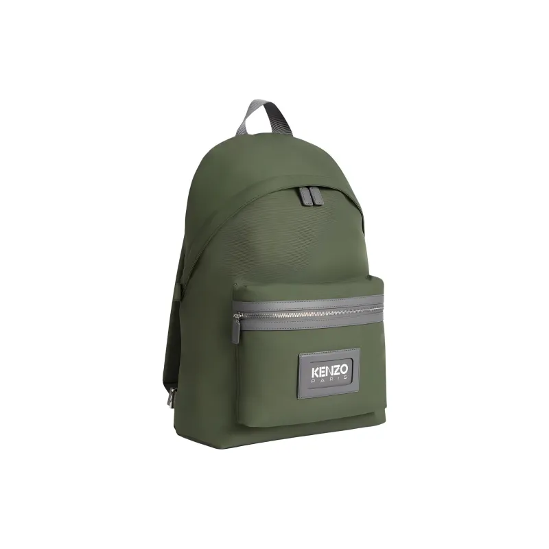 KENZO Polyester Backpack Men's Olive Green-0