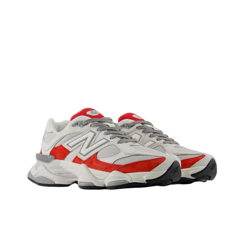 New Balance 9060 White Red-1