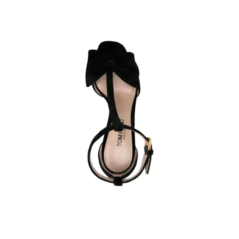 TOM FORD Strap Sandals 8cm Women's Black-4