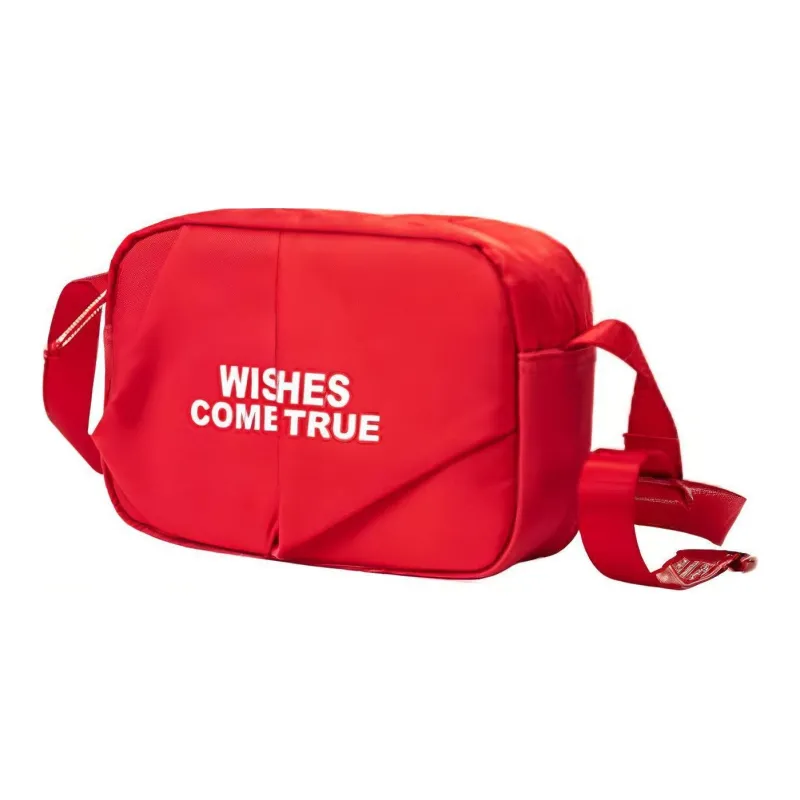 361° Fabric Crossbody Bag Shoulder Bag Regular Unisex Red-2