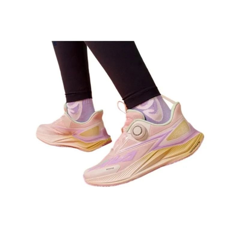 FILA KIDS BOA Wear-Resistant Low-Top Kids' Running Shoes Pu Mist Tender Powder/Fresh Powder Teenagers-1