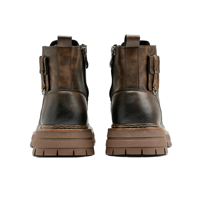 HLA Martin Boots Men Black, Bronze-8