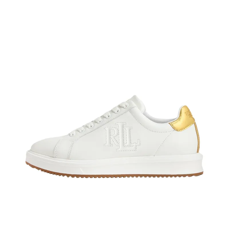 LAUREN RALPH LAUREN Ainsley Low Top Skateboard Shoes Women's White-0
