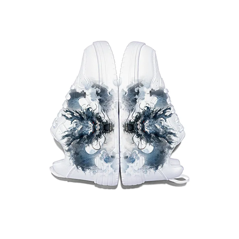 Cold Cicadas Yesterday Low Top Casual Shoes Unisex White-4