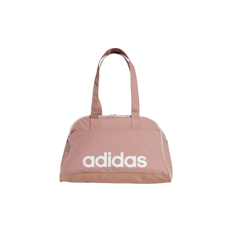 Adidas Recycled Polyester Bowling Bag Shoulder Bag Women's Warm Clay With White Accents-0