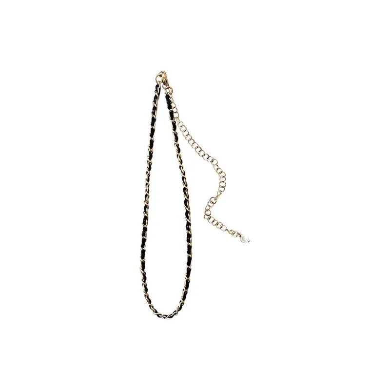 ANNAYA Stainless Steel Necklaces Unisex Black-0