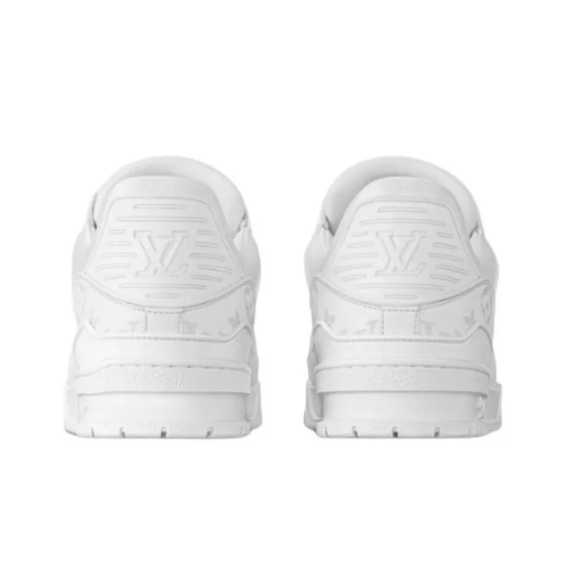 LOUIS VUITTON Trainer 2025 Spring And Summer Men's Collection Low-Top Skateboard Shoes Men's White-2
