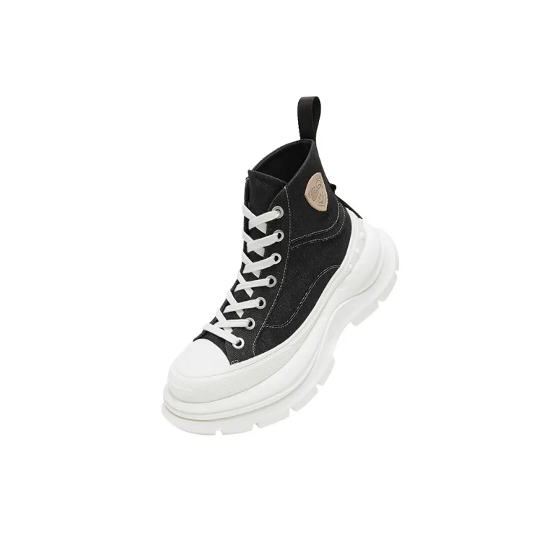 SMILEREPUBLIC QUEEN Anti Slip And Wear Resistant Height Increasing High Top Casual Shoes Unisex-3