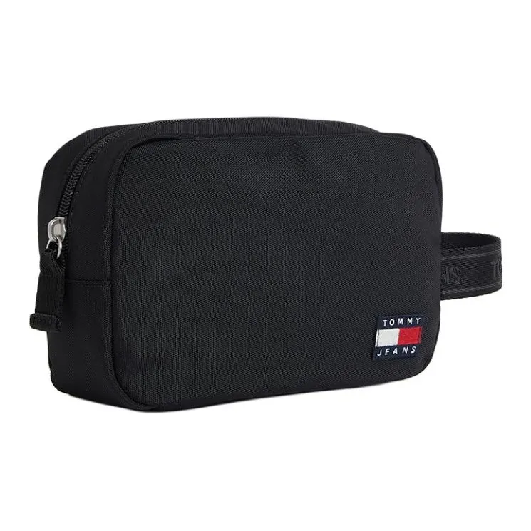Tommy Hilfiger Polyester Recycled Material Makeup Bag Regular Men's Black-1