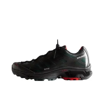 KITH x SALOMON Anti Slip Wear Resistant Low Top Casual Running Shoes Unisex Black Green