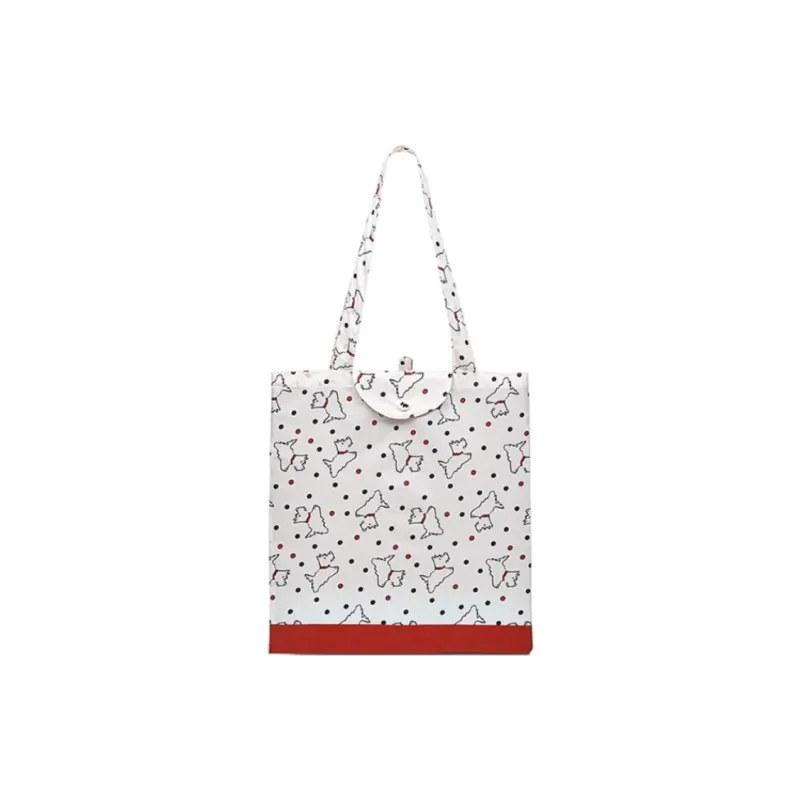 RADLEY Nylon Tote Bag, Shopping Bag, Shoulder Bag Large Size Unisex White-0