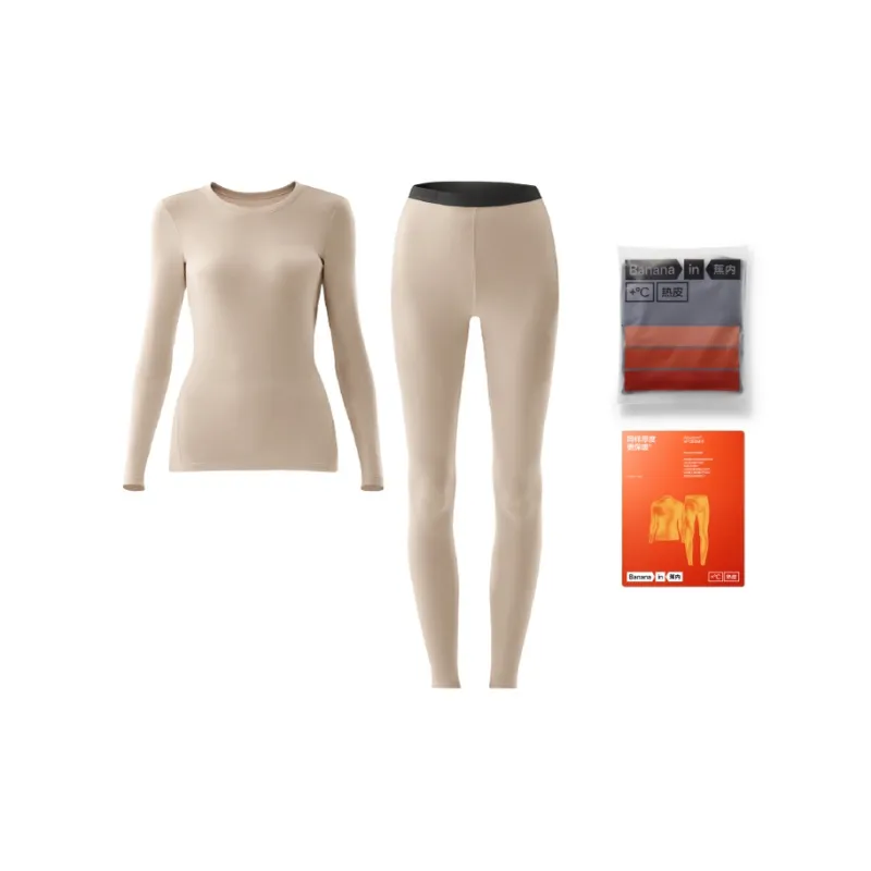 Bananain Red Plan Series Thermal Set Unisex-63