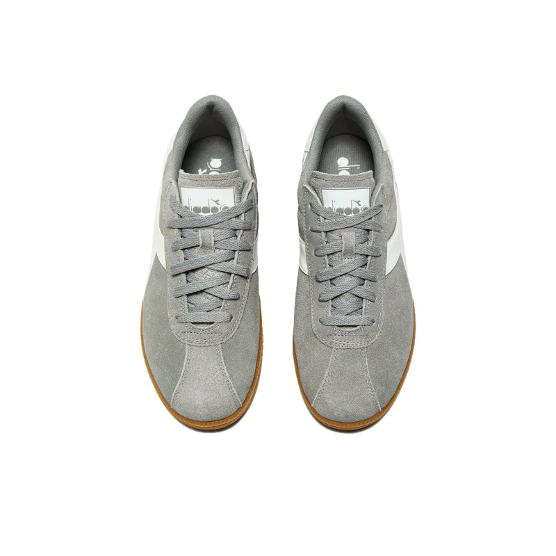 Diadora Anti Slip Wear Resistant Low Top Casual Shoes Unisex Gray-2