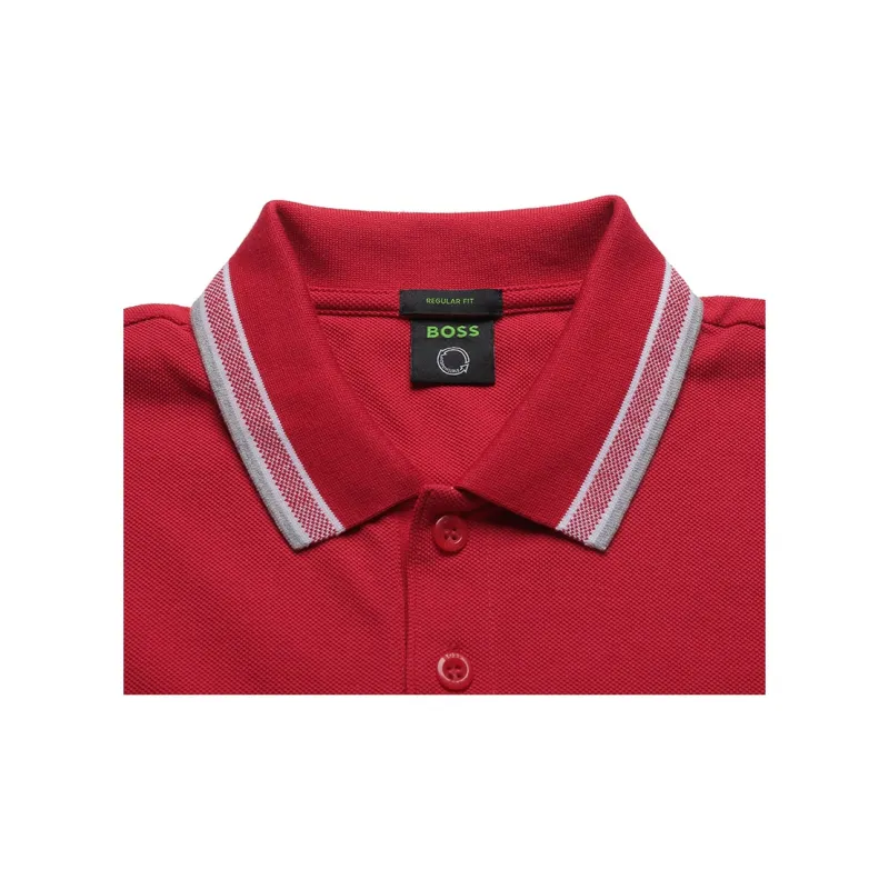 HUGO BOSS Polo Shirts Men Red-2
