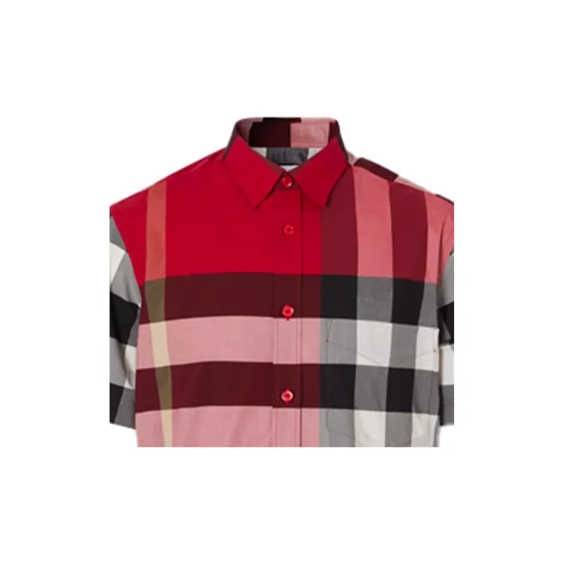 Burberry Shirt Men's Reviewing Red-4