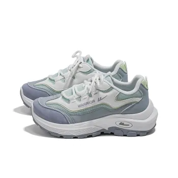 Warrior Low Top Chunky Sneakers Women's Violet Green